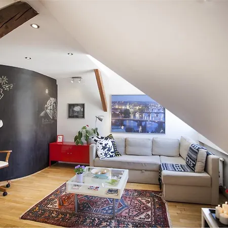 Roof Flat 15' To Charles Bridge *