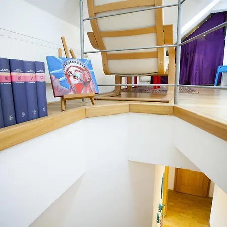 Roof Flat 15' To Charles Bridge Apartment